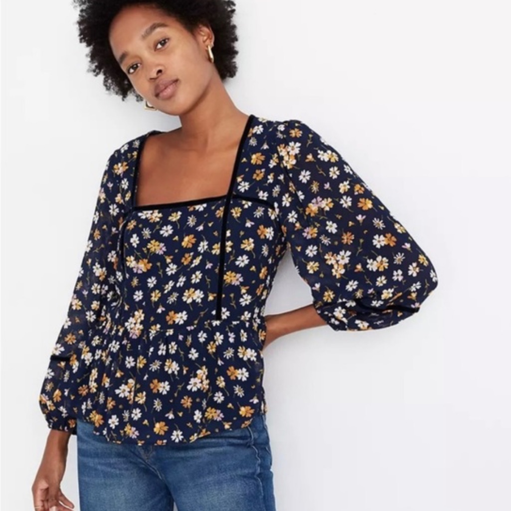 Madewell Boho Floral Top
